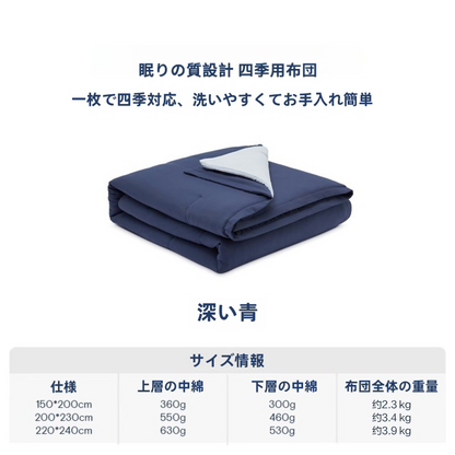 眠りの質設計 四季用布団